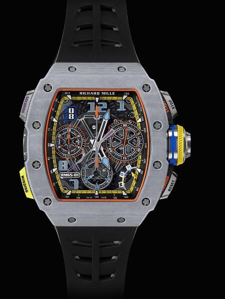 Review Replica Richard Mille RM 65-01 Automatic Split-Seconds Chronograph Yellow Watch - Click Image to Close